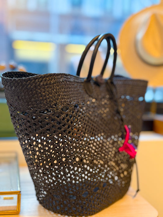 Orchid Handbag Black by Mercedes Salazar