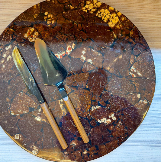 Lazy Susan + Cake Gift Set