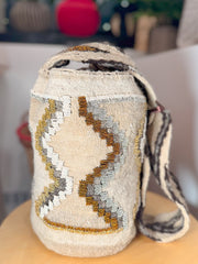 Mochila Arhuaca Beaded Tutu Iku Large