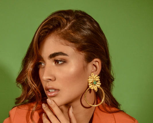 Double Crown Earrings