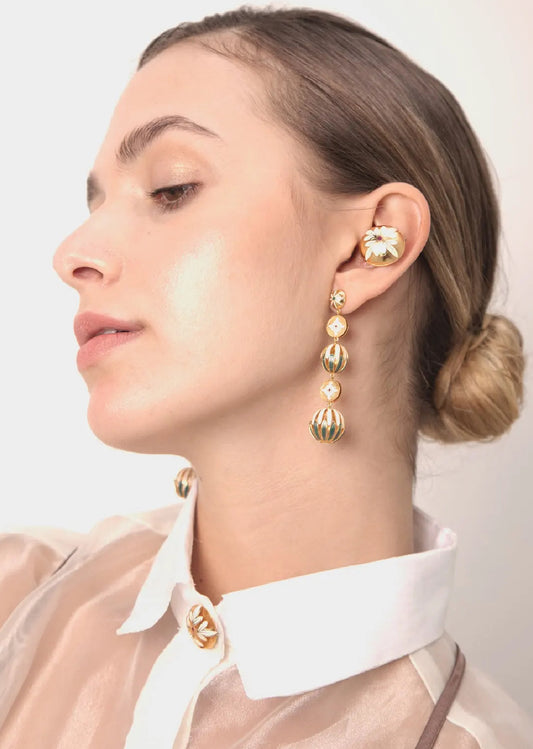 2198 Long Earrings by Alvaro Avila