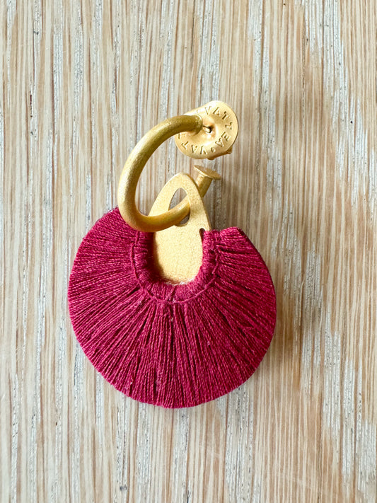Hujan Hoop Earrings by Vattea