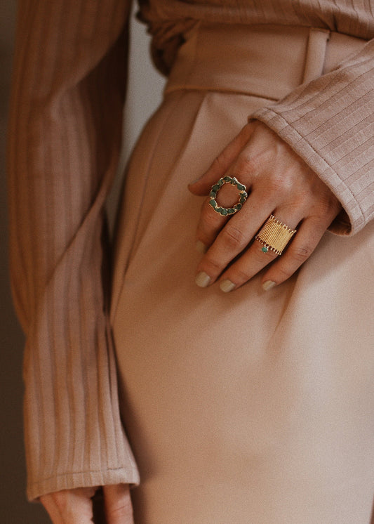 Donut Emerald Ring by Fenomena