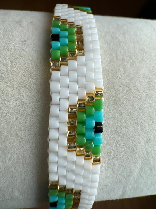 Santa Marta Lycky Eye Bracelet White