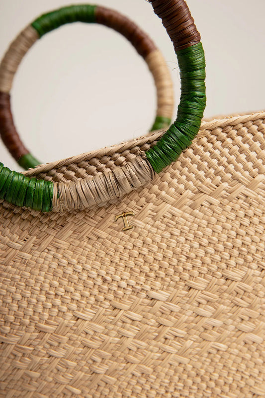 Touche Iraca Palm Bag