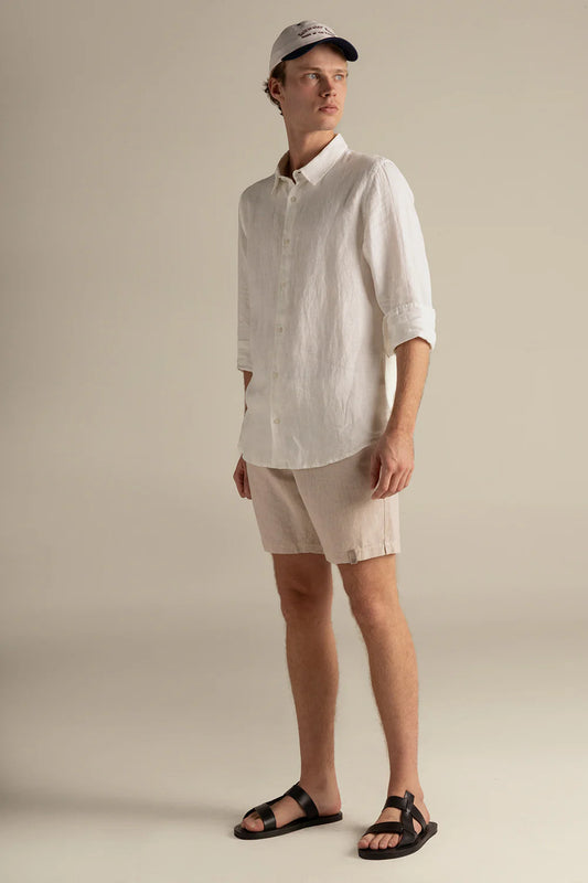 Riviera Bermuda in Light Khaki by Ilot