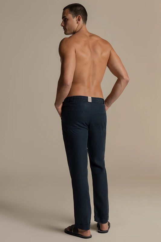 Cabo Pants in Navy by Ilot