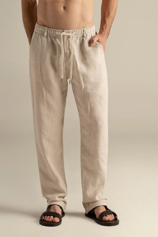 Cabo Pants in Light Linen by Ilot