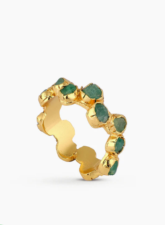 Infinity Emerald Ring by Fenomena