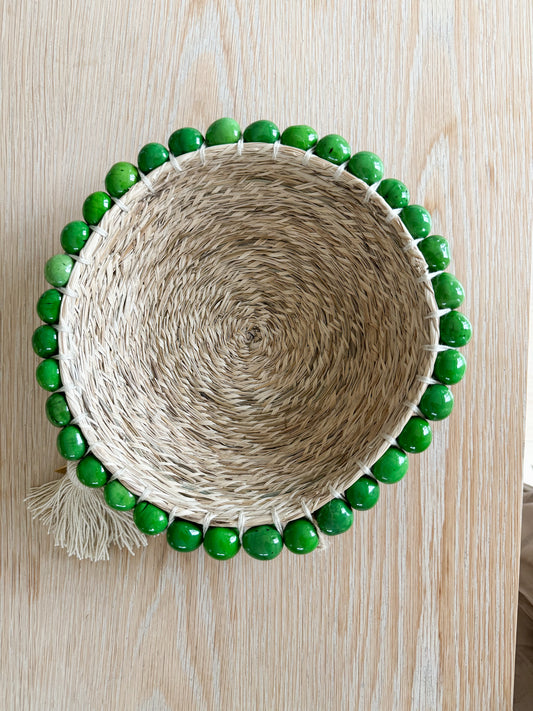 Teiruma - Fruit Basket with Tawa Seeds Green