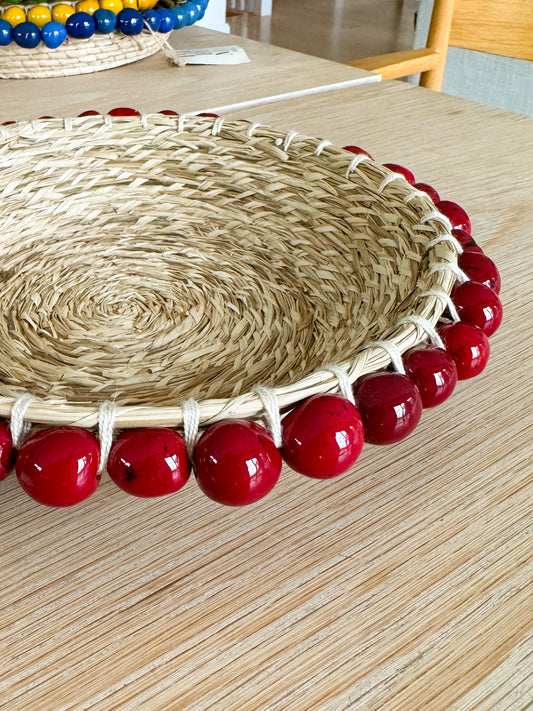 Teiruma - Fruit Basket with Tawa Seeds Red