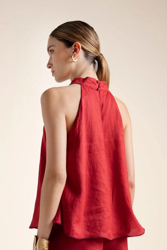 Red Halter Top by Touché