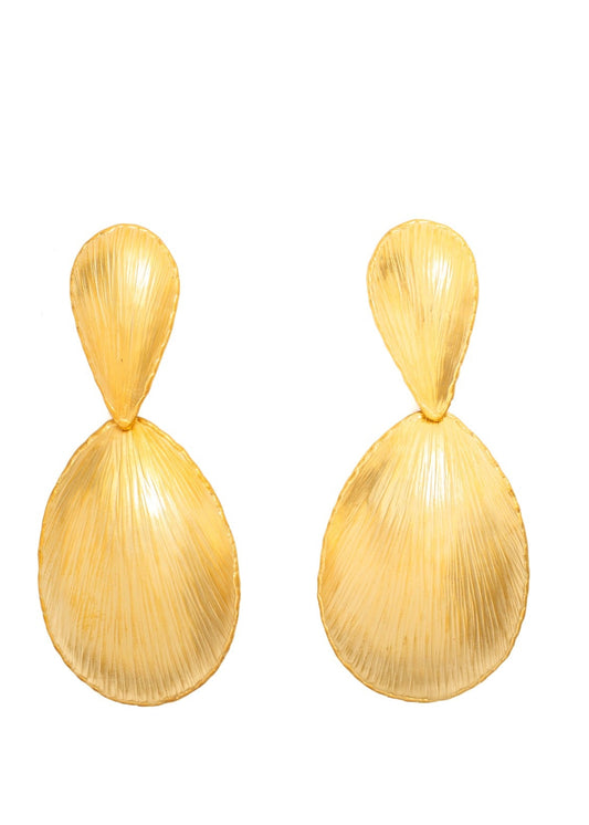 Earrings Concha Metal by Durando Atelier