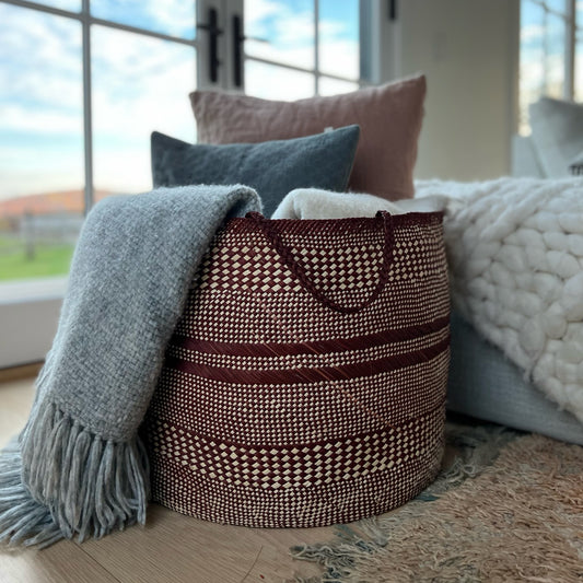 Sandona Medium Multi Purpose Basket in Terracotta