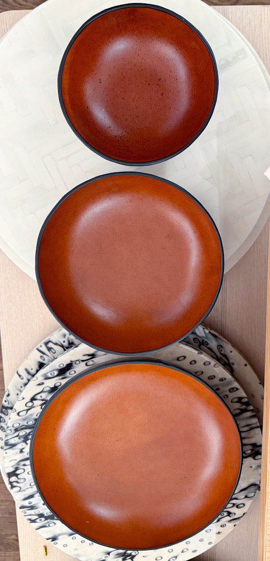 Molded Wood Bowls (Set of 3)