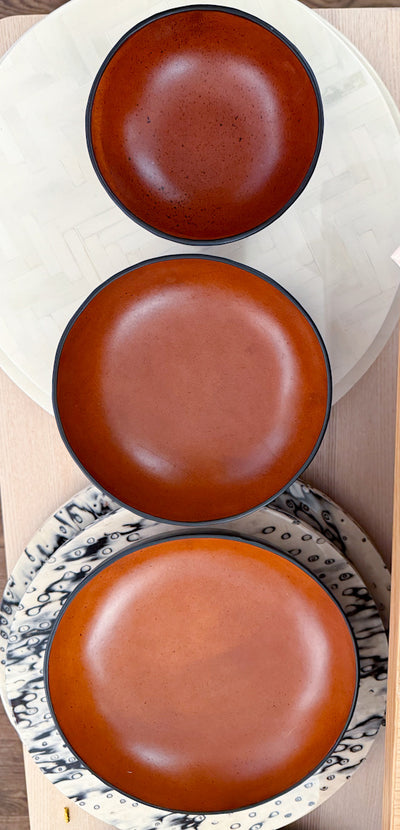 Molded Wood Bowls (Set of 3)