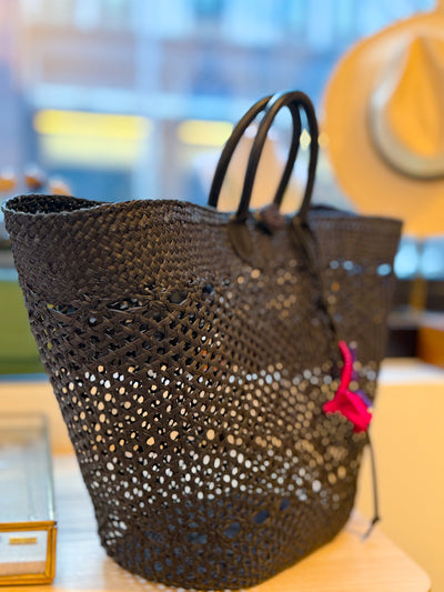 Orchid Handbag Black by Mercedes Salazar