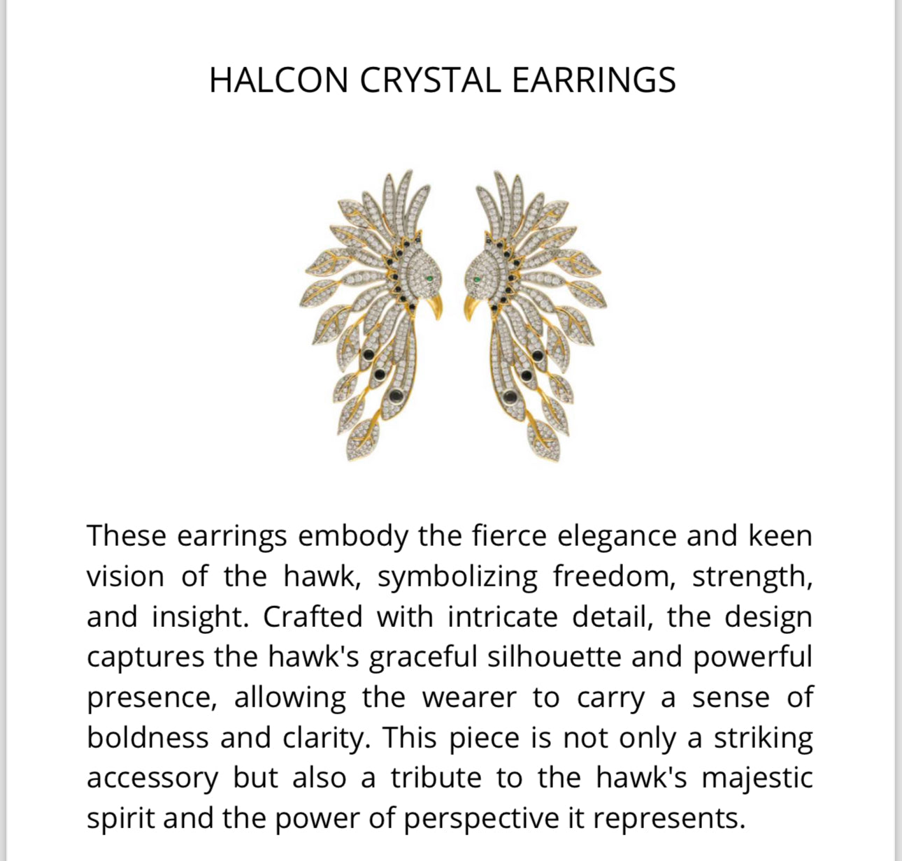 Halcón Earrings by Senda 