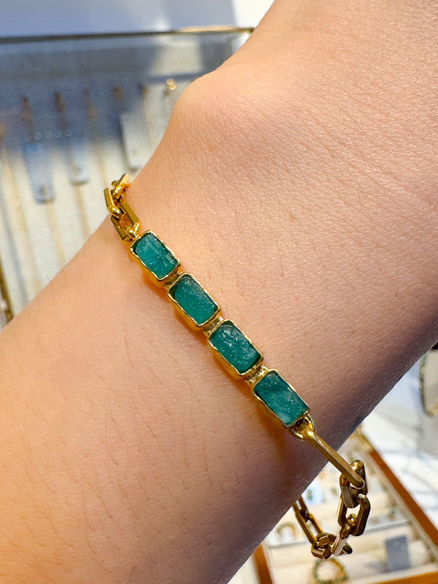 Umbra Emerald Bracelet by Fenomena 