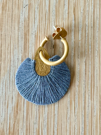 Hujan Hoop Earrings by Vattea