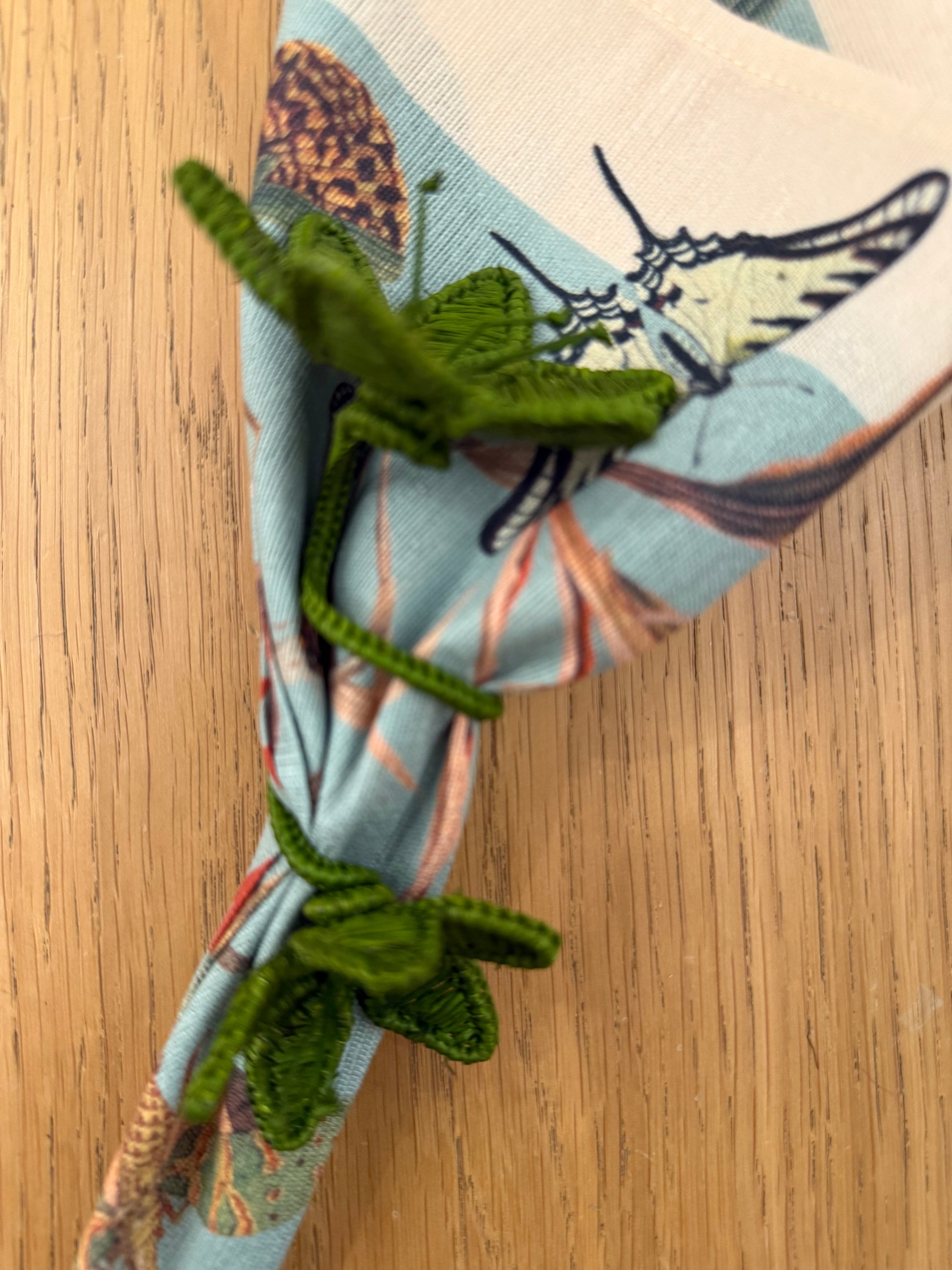 Flower Iraca Palm Napkin Rings Set of 4