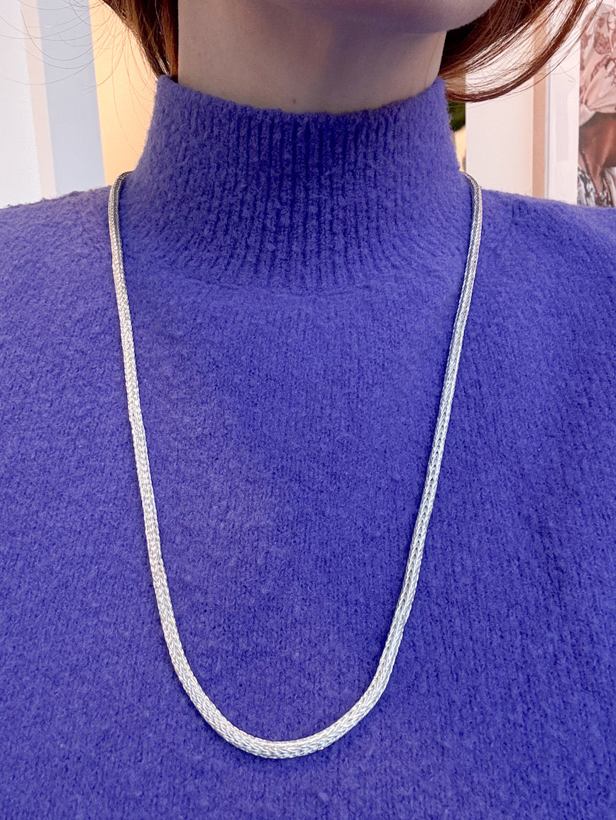 Filigree Woven Long Necklace