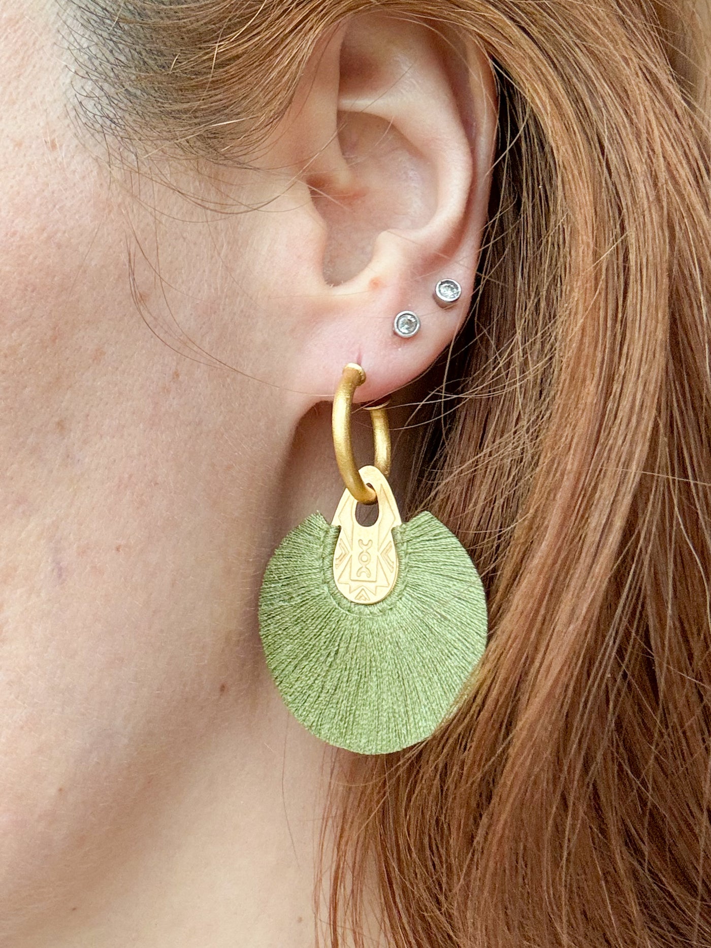 Hujan Hoop Earrings by Vattea