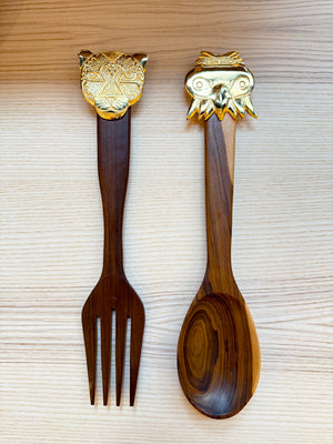 Wood Salad Set by Teiruma