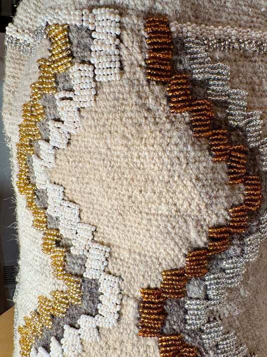 Mochila Arhuaca Beaded Tutu Iku Large