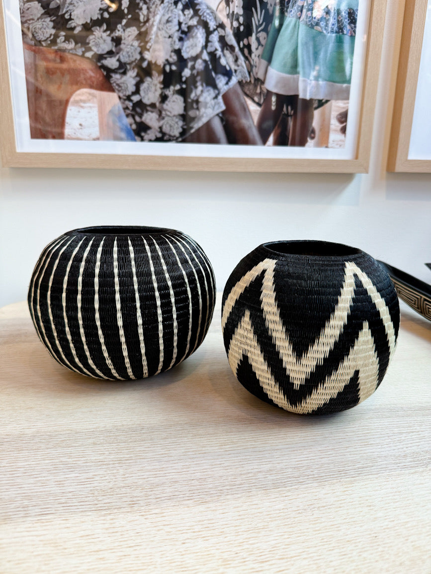 Werregue Bubble Black Vase Med