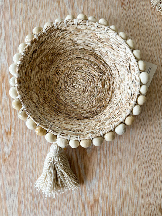 Teiruma - Fruit  Basket with Tagua Seeds Bone