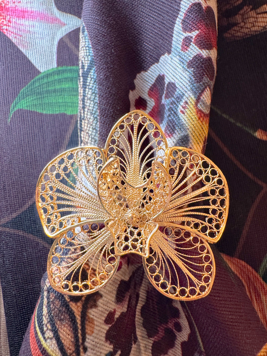 Filigree Deluxe Orchid Napking Ring