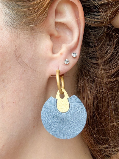 Hujan Hoop Earrings by Vattea
