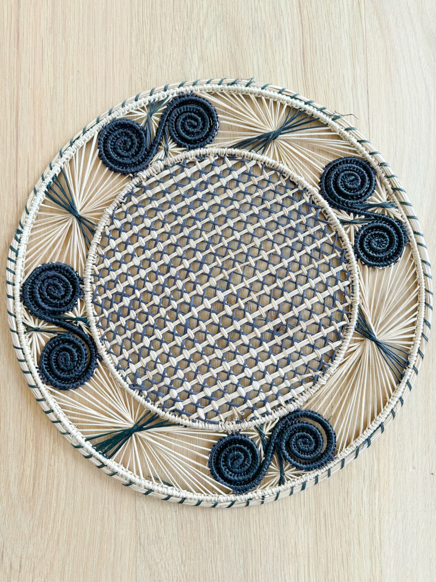 Usicauri Caracol Placemats Black