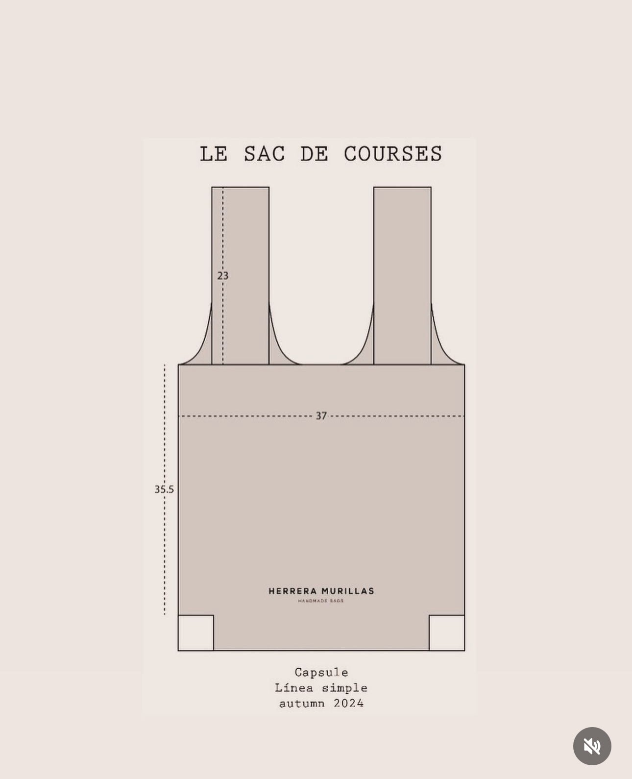 Le Sac De Courses - Gray By Herrera Murillas