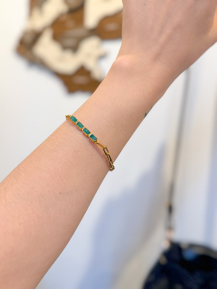 Umbra Emerald Bracelet by Fenomena 