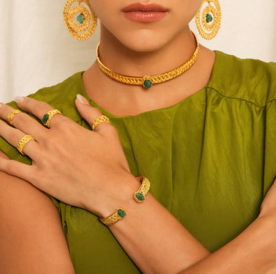 Nattiva Emerald Mini Bangle