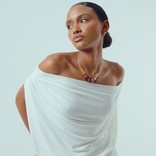 Arado Bean Necklace by Celestino