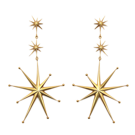 Eugenia Ospina Estrellas Luminosas Long in Silver or Gold