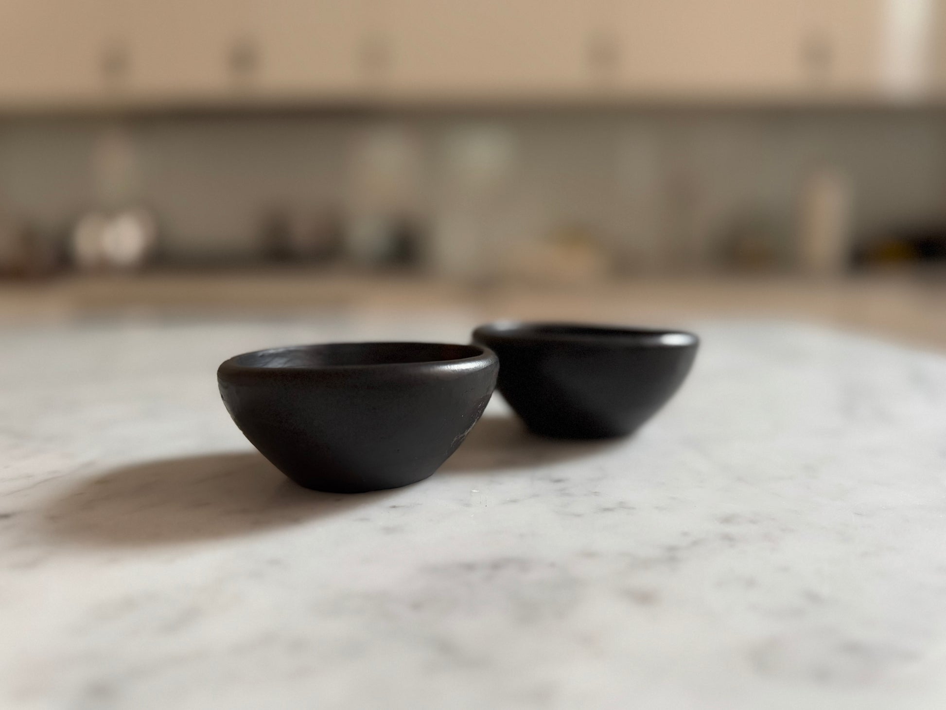 Chamba Black Pottery Mini Sauce Bowl