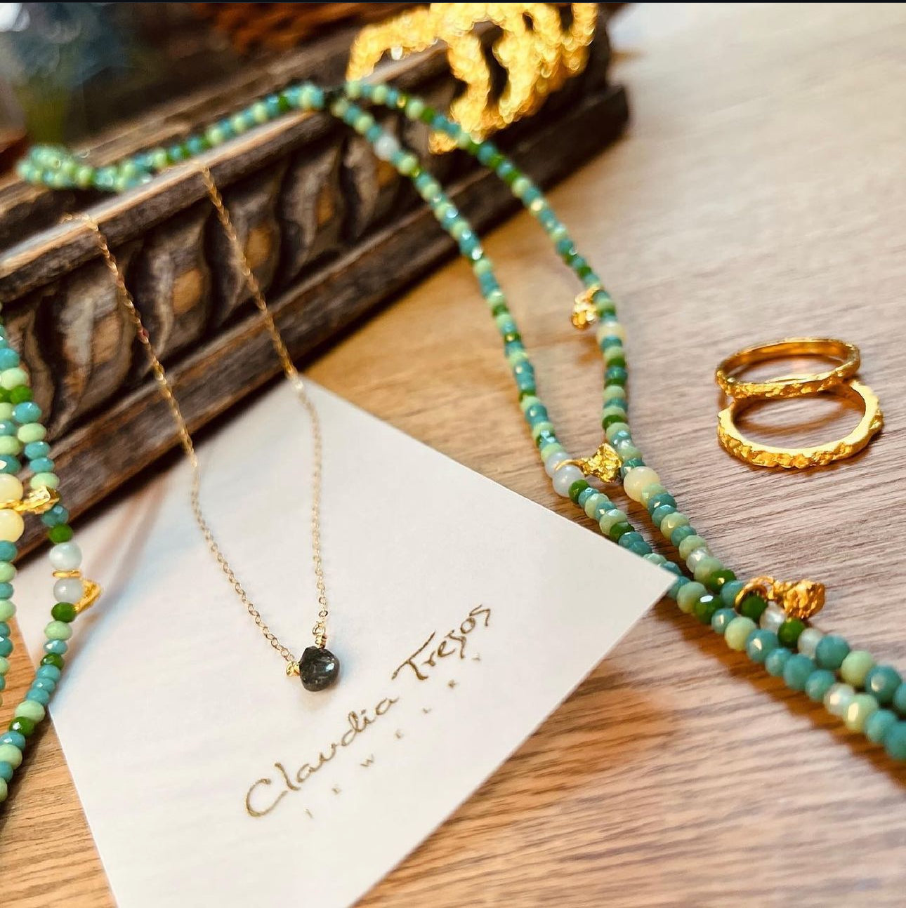Even Long Necklace by Claudia Trejos