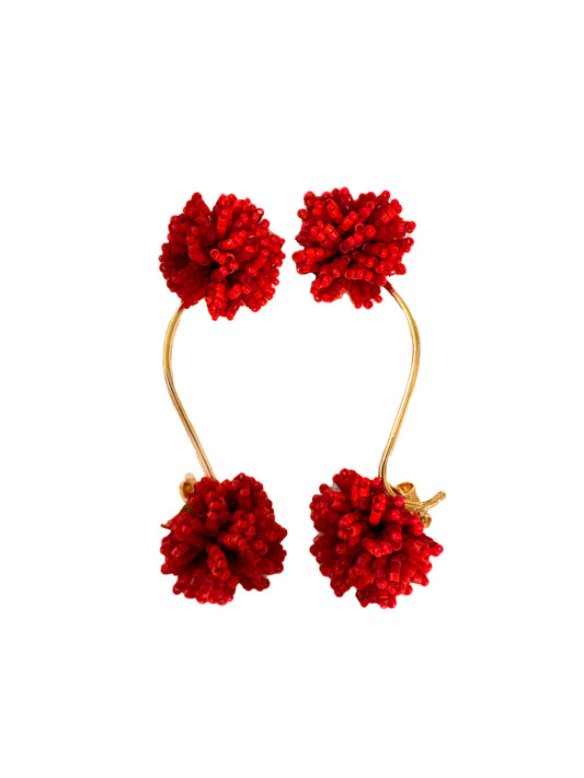 Coral Reef Beaded Pendats by Emi Diaz