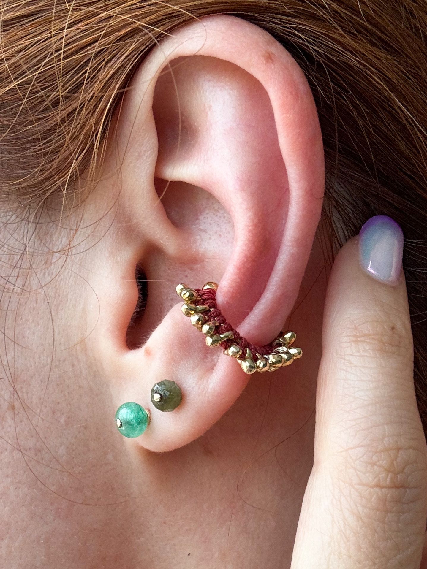 Cerezo Earcuff by Claudia Trejos