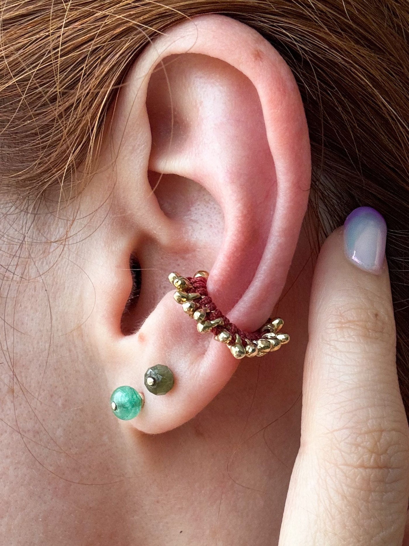 Cerezo Earcuff by Claudia Trejos
