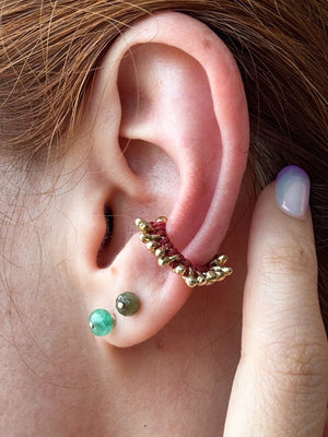 Cerezo Earcuff by Claudia Trejos