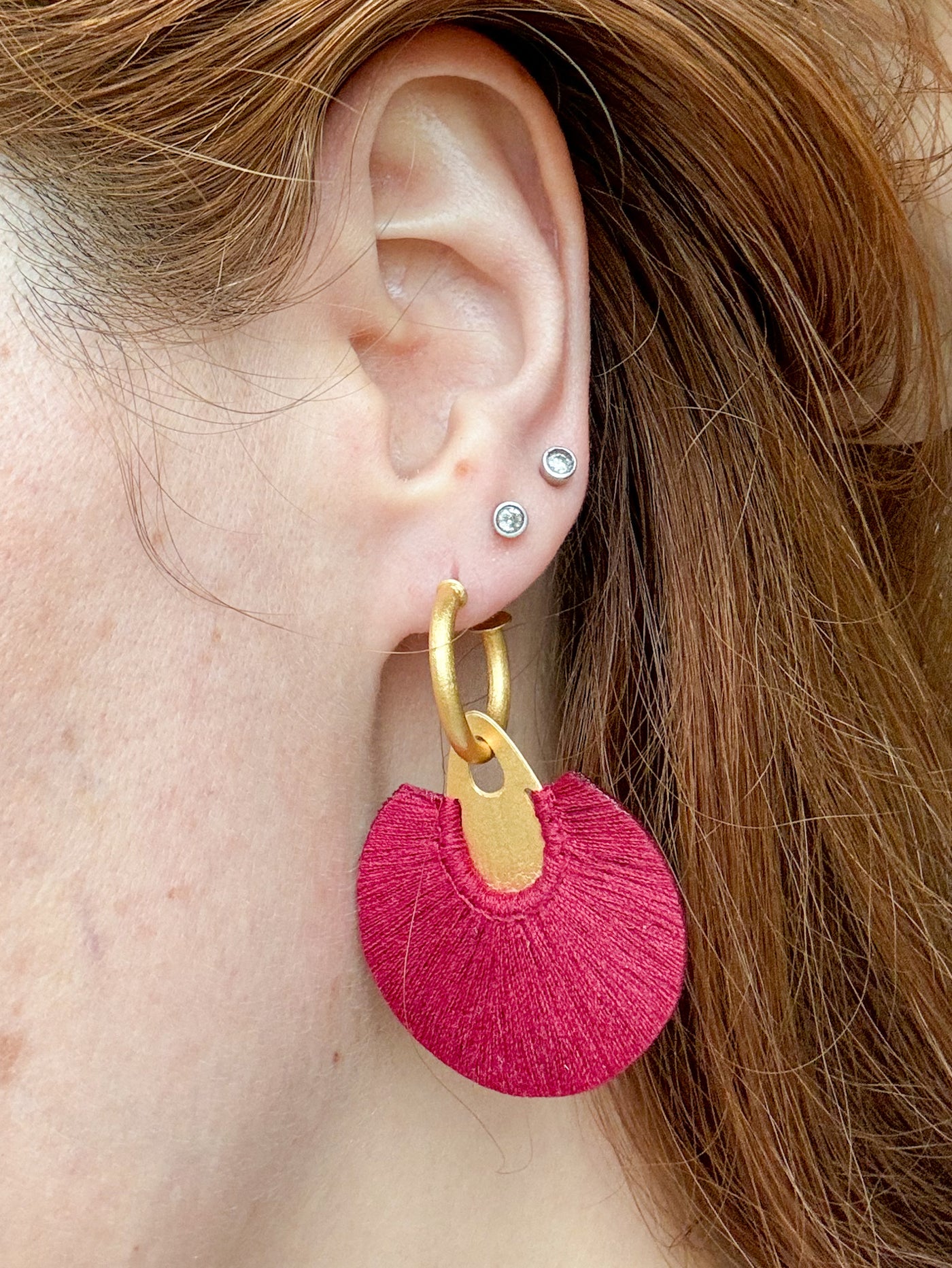 Hujan Hoop Earrings by Vattea