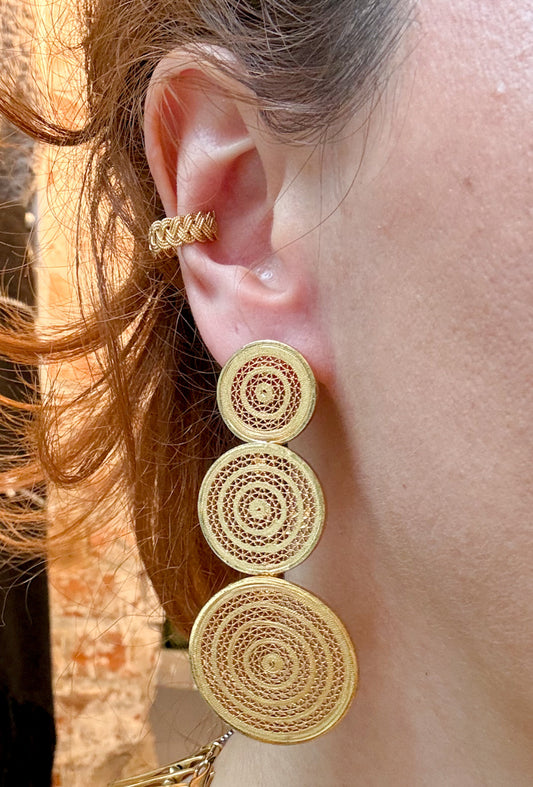 Filigree Circle Pendants