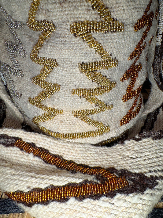 Mochila Arhuaca Beaded Tutu Iku XL