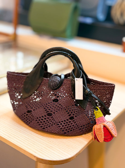 Flower Mini Handbag Black by Mercedes Salazar