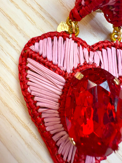 Love Bean Pink Earrings by Mercedez Salazar